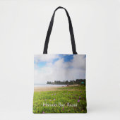 Hanalei Bay Kauai Hawaii Beach Flower Tote Bag (Voorkant)