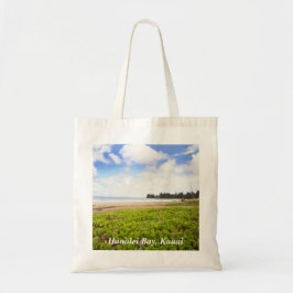 Hanalei Bay Kauai Hawaii Beach Flower Tote Bag