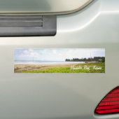 Hanalei Bay, Kauai Hawaii Limited Print Bumpersticker (Op auto)