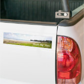 Hanalei Bay, Kauai Hawaii Limited Print Bumpersticker (Op Truck)