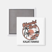 Hanalei Bay Kauai Hawaii Magneet (Voorkant / Achterkant)
