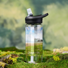 Hanalei Bay, Kauai Hawaii Morning Glory Flowers Waterfles