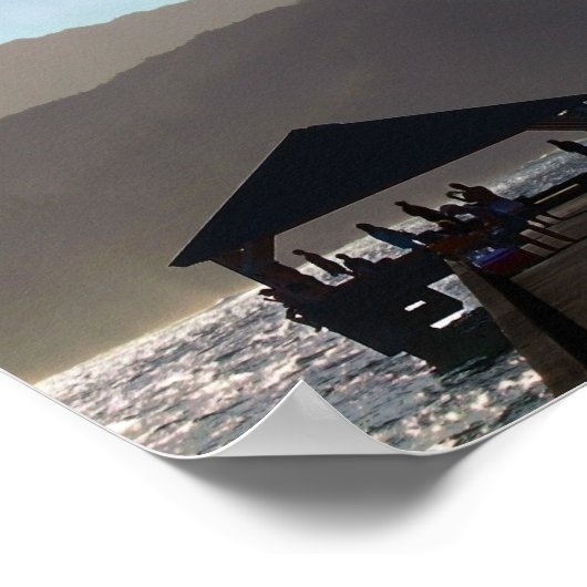 Hanalei Bay Pier, Kauai, Hawaii Poster (Hoek)