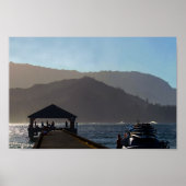 Hanalei Bay Pier, Kauai, Hawaii Poster (Voorkant)