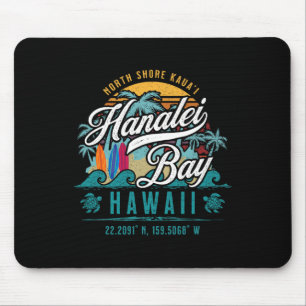 Hanalei Bij North Shore Kauai Hawaii Retro Zon Zon Muismat