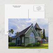 Hanalei Church, Kauai, Hawaii Briefkaart (Voorkant / Achterkant)