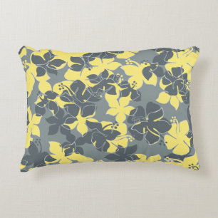 Hanalei Hawaiian Hibiscus Camo Bloemendecoratie Accent Kussen