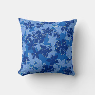 Hanalei Hawaiian Hibiscus Camo Bloemendecoratie Kussen