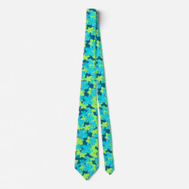 Hanalei Hawaiian Hibiscus Floral tweezijdig bedruk Stropdas