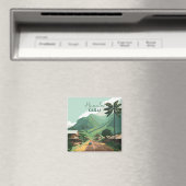 Hanalei Kauai Hawaii Bay Mountains Groen Magneet (Insitu (Vaatwasser))