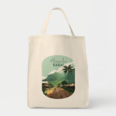 Hanalei Kauai Hawaii Bay Mountains Groen Tote Bag (Voorkant)