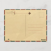 Hanalei Kauai Hawaii Retro Volcano Road, jaren 50 Briefkaart (Achterkant)