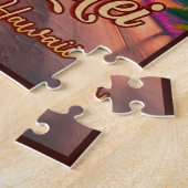 Hanalei Kauai Hawaii Retro Volcano Road, jaren 50 Legpuzzel (Zijkant)