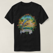 Hanalei, Kauai  Sunset Parrot Vacation Cop T-shirt (Design voorkant)