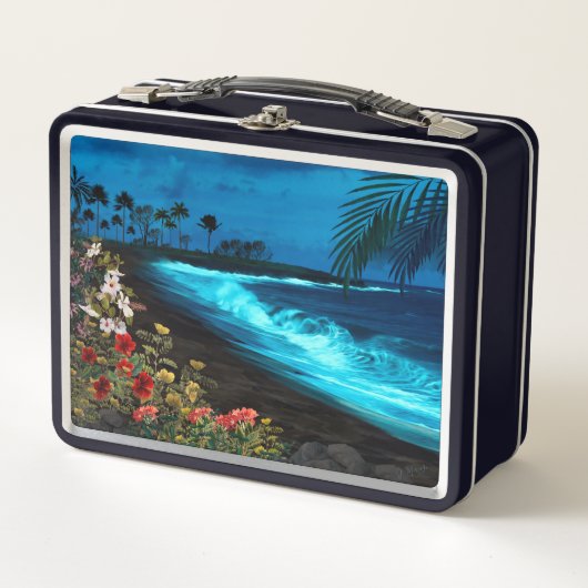 Hanalei Moon Retro Lunch Box (Voorkant)