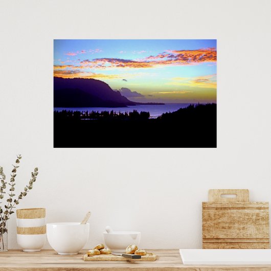 Hanalei Sunset Print (Keuken)