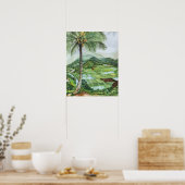 Hanalei Valley 16x20M Poster (Keuken)