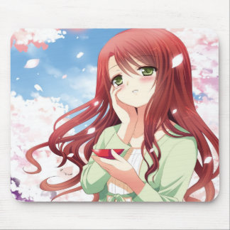 Hanami Anime Girl Mousepad Muismat
