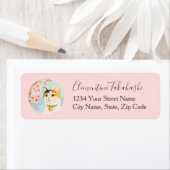 Hanami | Calico Cat en  Flowers | Adres Etiket (Insitu)