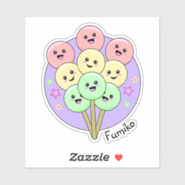 Hanami Dango Sweet Japanese Kawaii Food Sticker