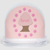 Hanami Japanese Cherry Tree Sneeuwbol (Achterkant)