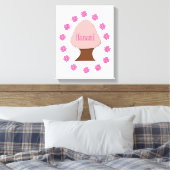 Hanami Japanse Cherry Tree Canvas Afdruk (Insitu (Slaapkamer))