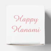 Hanami Japanse Cherry Tree gepersonaliseerd Bedankdoosjes (Bovenkant)