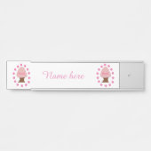 Hanami Japanse Cherry Tree gepersonaliseerd Deurbordje (Voorkant)