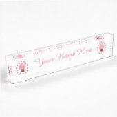 Hanami Japanse Cherry Tree gepersonaliseerd Naambordje