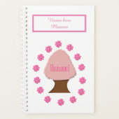 Hanami Japanse Cherry Tree gepersonaliseerd Planner (Voorkant)