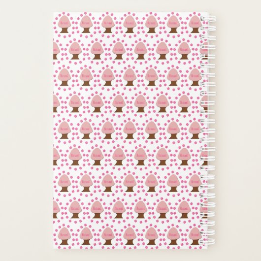 Hanami Japanse Cherry Tree gepersonaliseerd Planner (Achterkant)