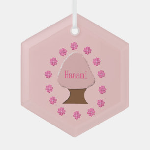 Hanami Japanse Cherry Tree Glas Ornament