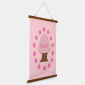 Hanami Japanse Cherry Tree Hangend Wandkleed (Gebogen)