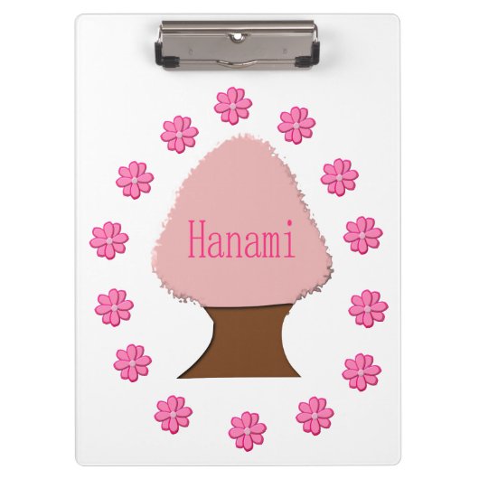 Hanami Japanse Cherry Tree Klembord (Voorkant)