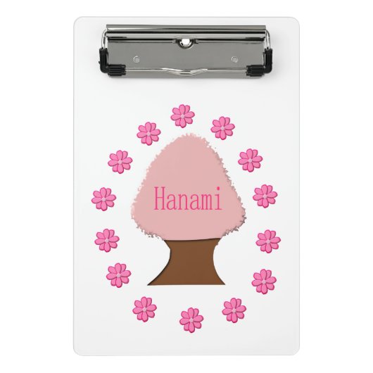 Hanami Japanse Cherry Tree Mini Klembord (Voorkant)