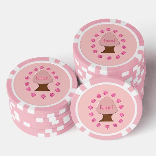 Hanami Japanse Cherry Tree Poker Chips (Opstapeling)