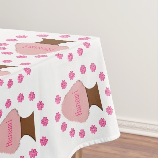 Hanami Japanse Cherry Tree Tafelkleed (Voorbeeld)
