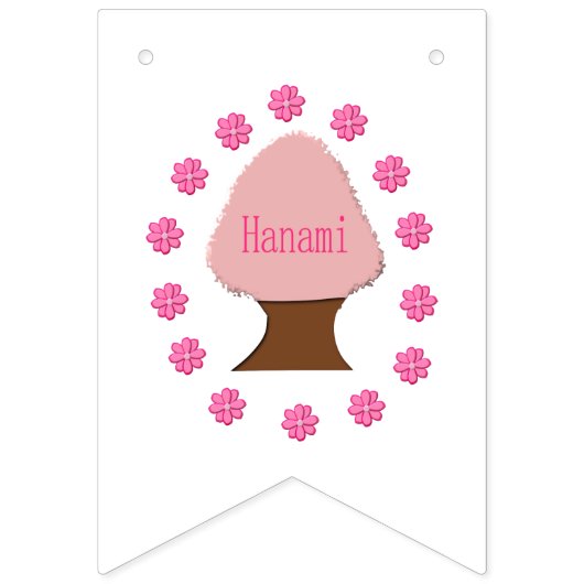 Hanami Japanse Cherry Tree Vlaggetjes (Eerste vlag)