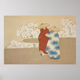 Hanami Seizoen door Kamisaka Sekka (1909-1910) Poster