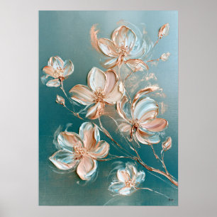 Hanamizuki Bloesem Neo-Rinpa Bloemkunst Poster