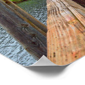 Hanapepe Hangbrug, Kauai, Hawaï Poster (Hoek)