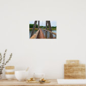 Hanapepe Hangbrug, Kauai, Hawaï Poster (Keuken)
