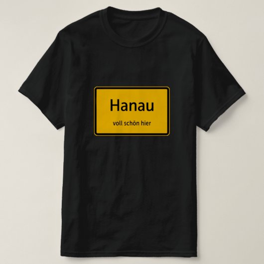 Hanau Herren Männer T-Shirt Tshirt Shirt (Design voorkant)