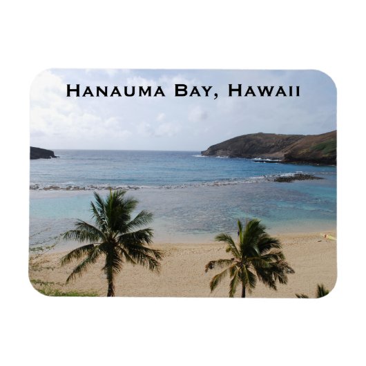 Hanauma Bay Beach, Hawaii magneet (Horizontaal)
