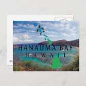 Hanauma Bay Hawaï-eilanden Briefkaart (Voorkant / Achterkant)
