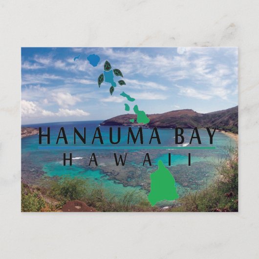 Hanauma Bay Hawaï-eilanden Briefkaart (Voorkant)