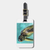Hanauma Bay - Hawaï Groene Zeeschildpadden Bagagelabel (Voorkant verticaal)