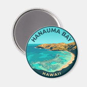 Hanauma Bay Hawaï Magneet (Voorkant / Achterkant)