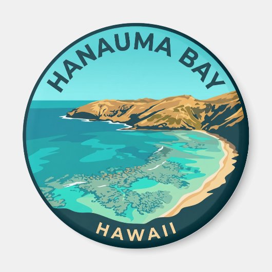 Hanauma Bay Hawaï Magneet (Voorkant)