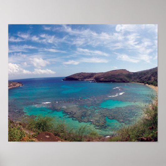 Hanauma Bay Hawaï Poster (Voorkant)